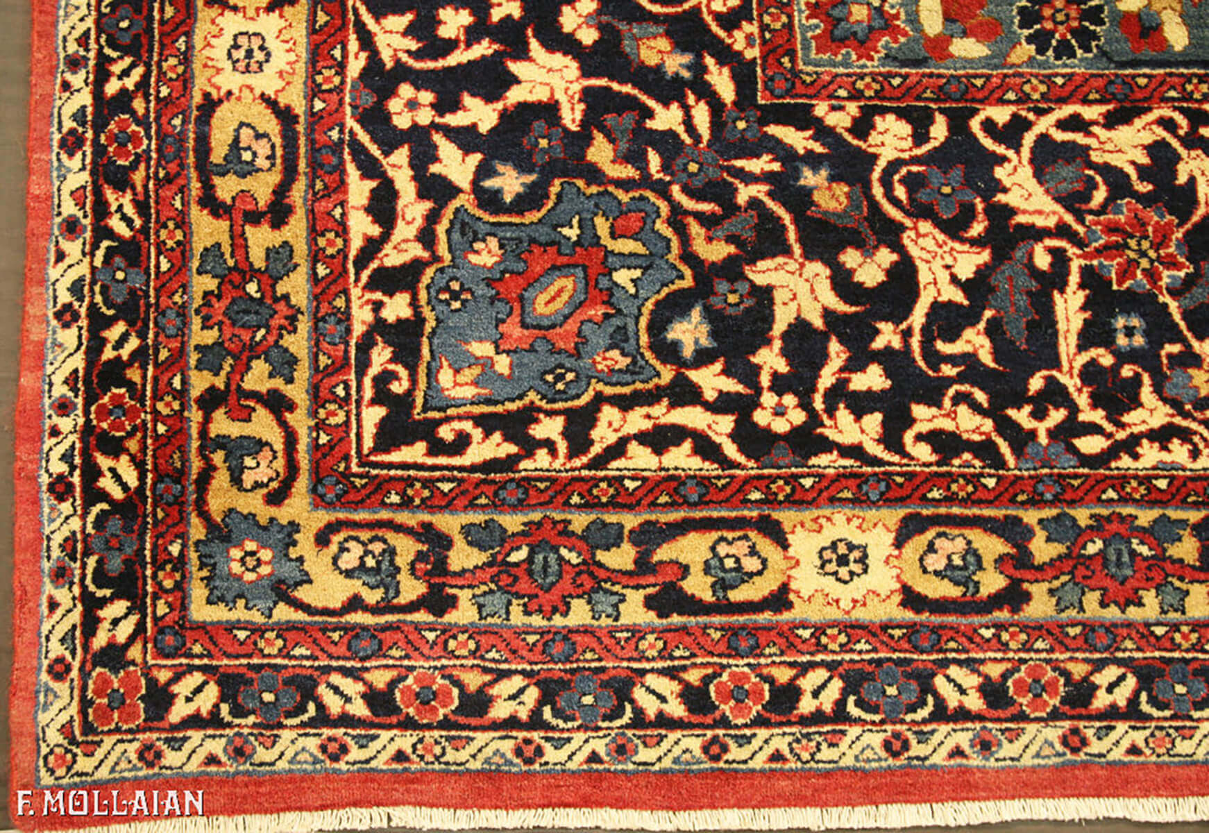 Antique Persian Kerman Signed “OCM” Carpet n°:12689950